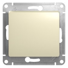 Выключатель 1-м скрытой установки Glossa GSL000211 бежевый
