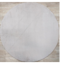 Ковер VITRIN 4086 1,0х1,0м plain silver круг