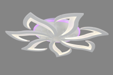 Люстра SR 3016/7 WT+RGB D710 x H90 158W 3000K-6500K 3.3кг