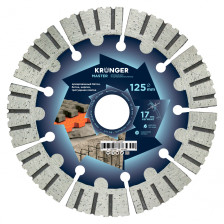 Диск алмазный 125х22,2х2,2х17 Бетон кирпич камень железобетон Kronger Master B200125M