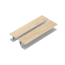 Мультиугол для цоколя h=100мм дуб сонома