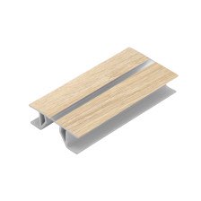 Мультиугол для цоколя h=100мм дуб сонома