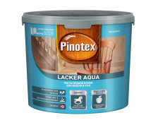 Лак LACKER AQUA 70 глянцевый (2,7л) Pinotex 