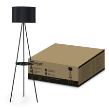 Торшер IN HOME THO 04П-BB 60W 1643x375  E27 черный абажур, черная тренога