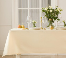 Скатерть "Этель" Elegance с вгмо Цвет: Молочный, Размер: 150х110