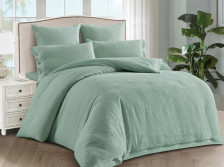 КПБ вареный хлопок Organic Cotton 005-OC 50х70+70х70 Евро Cleo