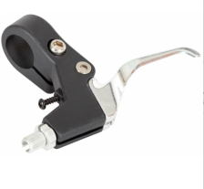 Ручки тормозные STG MBL-421PA для дет вел левая 3 пальца пластик черный с серебристым