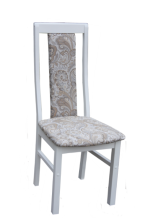 Стул Лотос-2 белая эмаль, ткань Маркиза