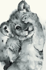 Ковер NEW KIDS CARVING 9362B 0,8х1,5м l grey-white