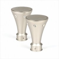 Комплект наконечников 19 мм Модерн СН-90290218 хром матовый