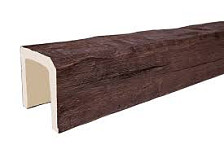 Балка полиуретановая Б-3 20х13 (3 м) дуб темный Уникс