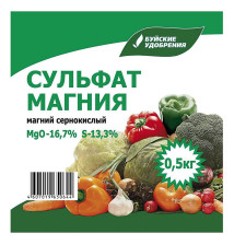 Удобрение Магний сернокислый (сульфат магния) 0,5кг БХЗ