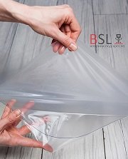 Коврик защитный BSL 1000х1000мм 0.8мм поликарбонат прозрачный