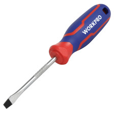 Отвёртка шлиц 5,5X100мм с магнитным наконечником WORKPRO WP221016 