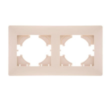 Рамка 2-м С1020-003 бежевый