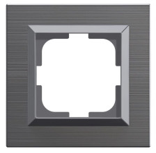 Рамка 1-местная OVIVO QUANTUM 405-340000-096 сталь