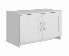 Тумба 2 двери СИРИУС белая 78х47