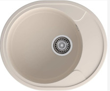 Мойка 570х480 искусственный камень белый GF-UR-857L