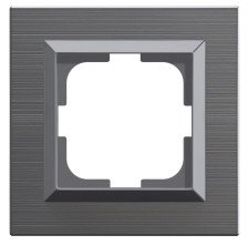 Рамка 1-местная OVIVO QUANTUM 405-340000-096 сталь