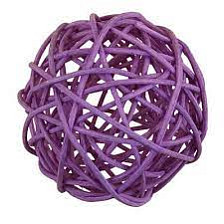 Шар из ротанга 5 см BRF-5 Blumentag фиолетовый