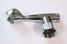 Кронштейн для душевой лейки на смеситель металл/хром 2537