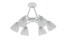 Светильник Conocido 9010-6 WH+CR 6xE27/60W (58х58х37.5)