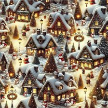 Клеенка GRACE ткань с пвх покрытием 1,37м STS2026-3 Новый год