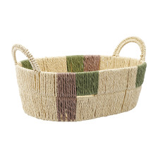 Корзина плетеная овальная Ethnic Bodhran Nature размер L