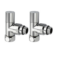 Кран угловой к полотенцесушителю САНАКС 1/2х3/4 г/ш маховик колпак хром 370