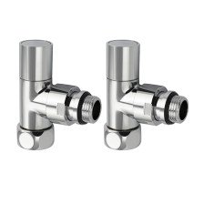 Кран угловой к полотенцесушителю САНАКС 1/2х3/4 г/ш маховик колпак хром 370