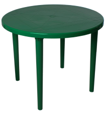 Стол пластмассовый круглый D90 болотный Стандарт