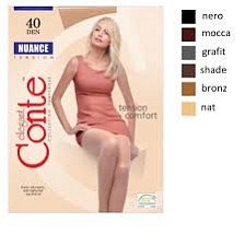 Колготки Conte Nuance 40 den р6 bronzo