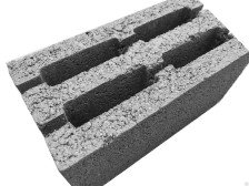 Камень керамзитобетонный 390х190х188 серый