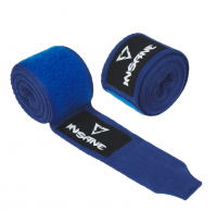 Бинт боксерский INSANE COBRA 2,5 м, хлопок/нейлон синий