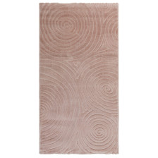 Ковер SOFT J954A 1,6х2,3м pink-pink