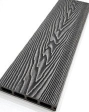 Доска террасная Eurodeck 3D ELITE антрацит (3000х139х25мм)