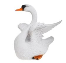 Фигура Лебедь расправил крылья 48см