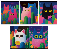 Тетрадь 48 л клетка BG Странные животные