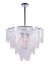 Люстра SR 2416R/8 CHR+CL D600 x H500 8х40W E14 15кг