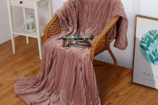 Плед велсофт в чемодане Carre 180x200 Cleo 003-CR