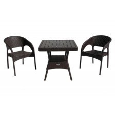 Набор мебели искусственный ротанг Ola Dom коричневый