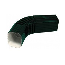 Колено прямоугольное зеленое