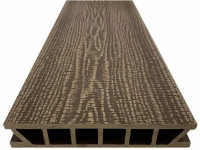 Доска террасная шовная Deckron венге (4000х153х28 мм)
