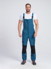 Полукомбинезон ProfLineSpecialist циан/черный ткань РипСтоп, 240, размер 48-50/170-176