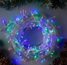 Гирлянда "Нить"  20м Нить Силикон LED-200-220V 8р МУЛЬТИ 3556803