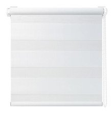 Штора рулонная день-ночь "Баланс" АС-МАРТ 48х160, Белый