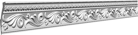 Плинтус потолочный GP-29 53х96мм (28) 2,0м