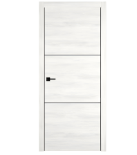 Полотно дверное ДГ600 Urban 2 Nord Vellum Silver mould SE запил 1 (ВФД)