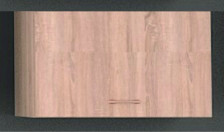 Шкаф навесной кухонный 600х300х470 мм над вытяжкой горизонтального открывания Дуб сонома светлый