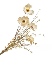 Ветка Космея 55см белый JSCH10008A-07